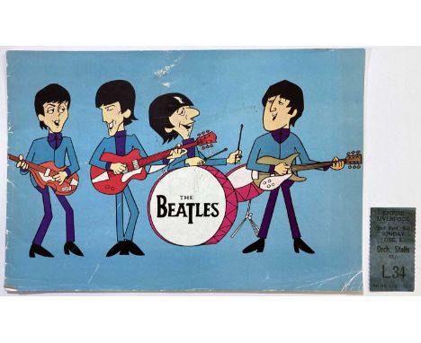 An original 1965 Beatles concert programme for the UK tour dates with The Paramounts, Moody Blues and others. Condition is go
