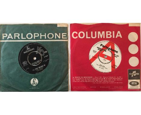 THE ACTION - UK PARLOPHONE 7" PACK (DEMO AND STOCK COPIES). Wonderful pack of 2 x very scarce original UK Parlophone 7" relea