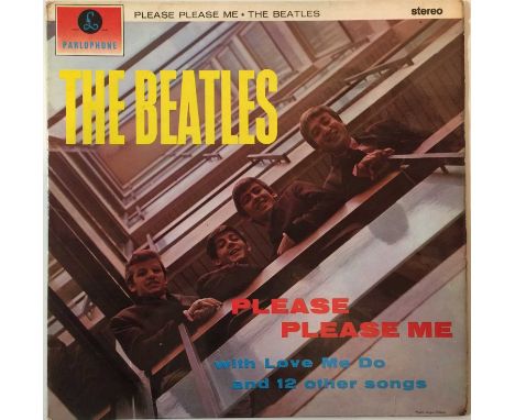 THE BEATLES - PLEASE PLEASE ME LP (MID 1960s STEREO UK PRESSING - PCS 3042). A well presented lesser-seen mid-60s (this press