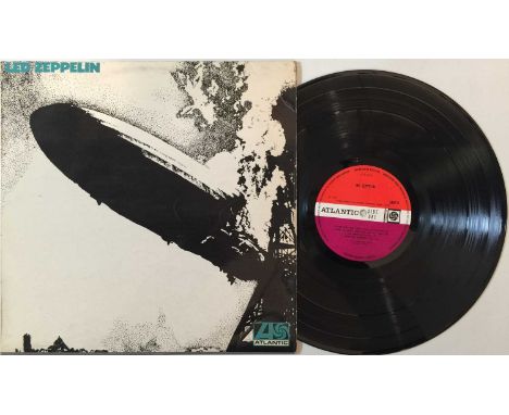 LED ZEPPELIN - 'I' LP (ORIGINAL UK 'TURQUOISE' COPY - ATLANTIC 588171). A solid example original UK pressing of the legendary