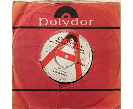 THE GOLDEN EARRINGS (SIC.) - THAT DAY 7" (ORIGINAL UK DEMO - POLYDOR BM 56514). Super early and scarce original 1966 UK 7" de