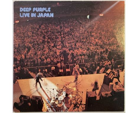 A copy of Deep Purple - Live in Japan (P5506, with obi) signed to gatefold by Jon Lord, Ian Gillan, Ritchie Blackmore, Ian Pa