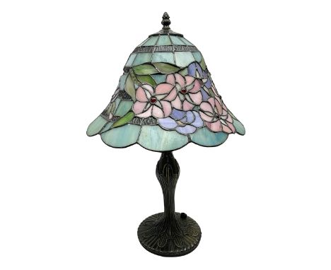 Tiffany style lamp, H52cm