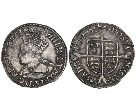 Philip and Mary, groats (2), m.m. lis, 2.07g, 1.88g (N. 1973; S. 2508), first weak on Queen’s face, light scratches on revers