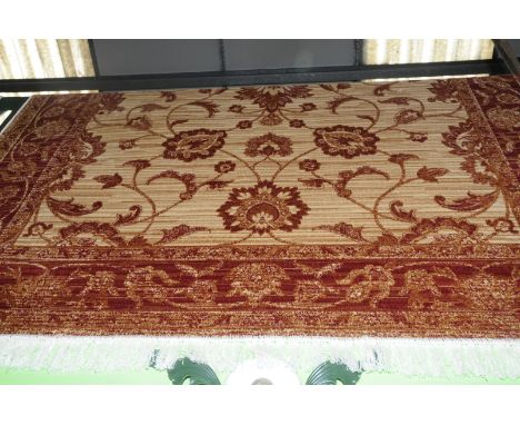 Red and beige Ziegler Carpet 230cm x 160cm