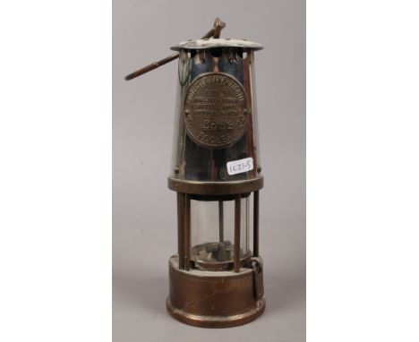 An Eccles type 6 miners lamp.