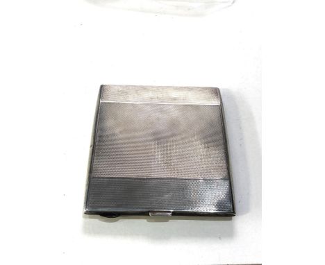 Silver cigarette case weight 142g 