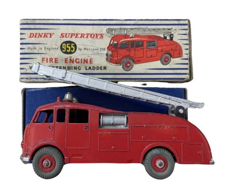 A boxed Dinky 955 Fire Engine with Extending ladder.