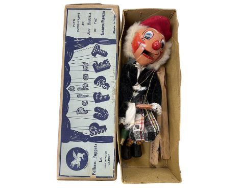 A boxed Pelham SM Macboozle marionette puppet