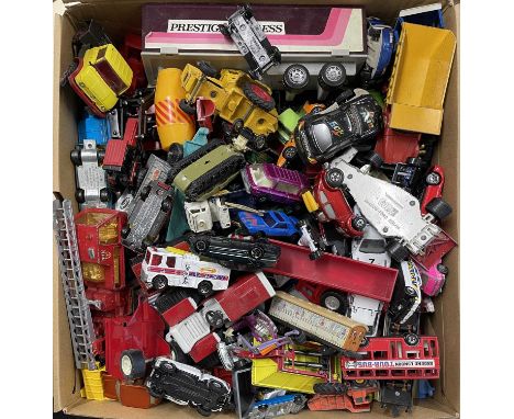 A large quantity of various die-cast vehilces, to include:Lledo,Corgi, Matchbox, Maisto etc