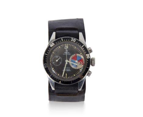 Gents third quarter of 20th century stainless steel cased Yema Yachtingraf chronograph wrist watch, circa 1960s, having white