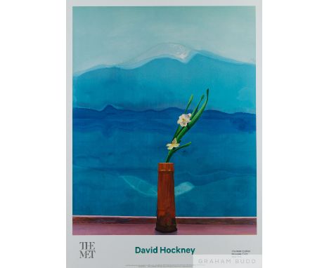 David Hockney OM CH RA (British b.1937) 'Mount Fuji and Flowers' poster, 2016
An authorised David Hockney poster printed on p