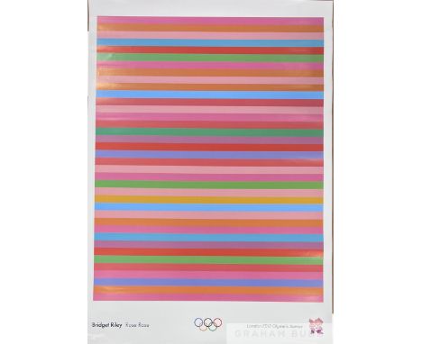 Bridget Riley (British b.1931) 'Rose Rose' Olympic poster, 2012
Offset lithograph poster
Measures 80 by 60cm&nbsp;
Unframed

