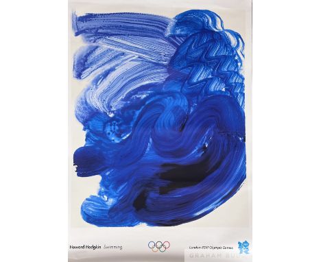 Howard Hodgkin (British 1932-2017) 'Swimming' Olympic 2012 poster,
Offset lithograph
Measures 80 by 60cm&nbsp;
Unframed

This