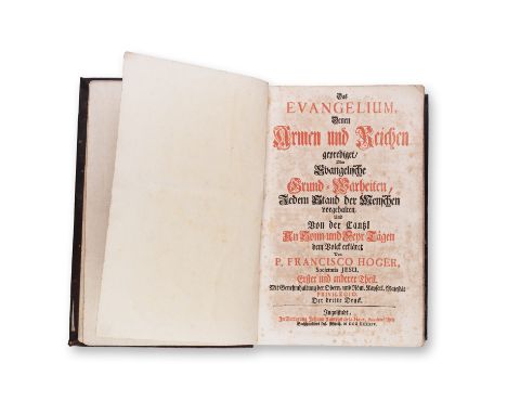 1744 | PUBLISHER: Ingolstadt, Johann Andreas de la Haye | NUMBER OF PAGES: 336 + 290 | LANGUAGE: German | DIMENSIONS: 320 x 2