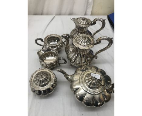  A six-piece HM silver tea/coffee service 