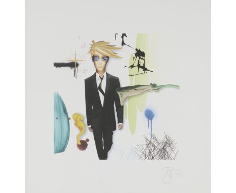 David Bowie,British 1947-2016,Reality, 2003;lithograph in colours on Somerset wove,signed and dated in pencil and numbered 37