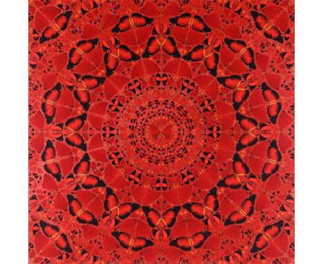 Damien Hirst,British b. 1965-H10-4 Suiko, 2022;laminated gicl&eacute;e print on aluminium composite, screen printed with glit