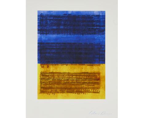 Idris Khan OBE, British b. 1978-  I thought we had more time (Ukraine Fundraiser Print), 2022;  collaged archival pigment pri