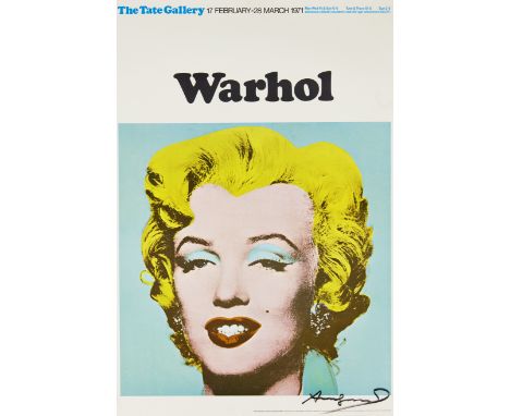 Andy Warhol,  American 1928-1987,  The Tate Gallery exhibition poster, 1971, featuring Marilyn of 1964;offset lithograph in c