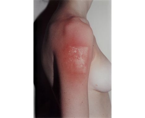 Thomas Mailaender,French b.1979 -&nbsp;Illustrated People #22, 2014;Lambda print on paper mounted on aluminium and oak frame,