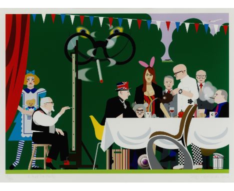 Clifford Richards,&nbsp;British 20th/21st Century, A Mad Tea-Party, 2012;&nbsp;gicl&eacute;e print in colours on wove,&nbsp;s