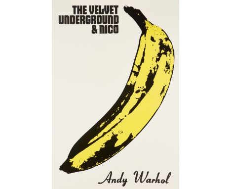 Andy Warhol,  American 1928-1987,  The Velvet Underground and Nico;  offset lithograph in colours,  from an unknown edition, 