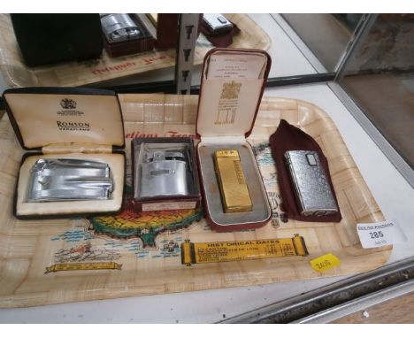 4 vintage lighters