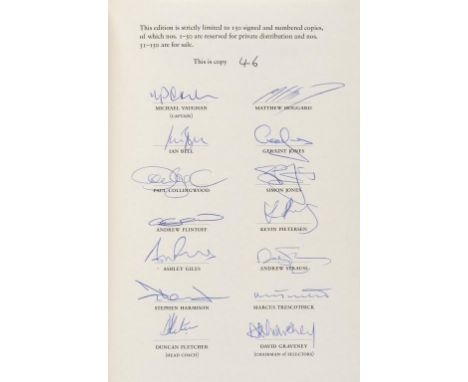 [SIGNED BY THE 2005 ASHES-WINNING ENGLAND CRICKET TEAM] - ASHES VICTORY The Official Story of the Greatest Ever Test Series i