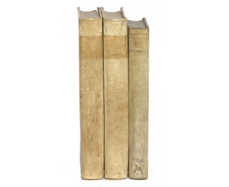 JUENIN, GASPARE - INSTITUTIONES THEOLOGICAE AD USUM SEMINARIORUM. IN DUOS TOMOS DISTRIBUTA Lugduni [Lyon, France], Sumptibus 