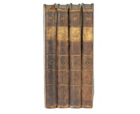 SMITH, ADAM - AN INQUIRY INTO THE NATURE AND CAUSES OF THE WEALTH OF NATIONS Glasgow, R Chapman, 1805. Four volumes, 8vo, por
