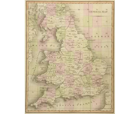 CARY, JOHN - CARY'S NEW MAP OF ENGLAND AND WALES WITH PART OF SCOTLAND on which are carefully laid down all the Principal Cro