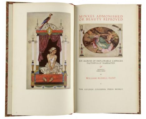 RUSSELL FLINT, WILLIAM - MINXES ADMONISHED or Beauty Reproved. An Album of Deplorable Caprices Faithfully Narrated & Modestly