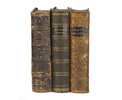 DICKENS, CHARLES - THE LIFE AND ADVENTURES OF NICHOLAS NICKLEBY London, Chapman and Hall, 1839. First edition/first state, wi