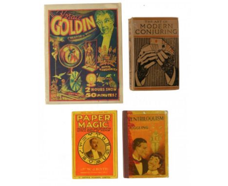 [MAGIC AND VENTRILOQUISM] A COLLECTION OF FOUR EARLY 20TH CENTURY BOOKS comprising THE ART OF MODERN CONJURING London, early 