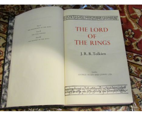 A 1st edition novel 'Lord of the Rings' indian paper edition 1969