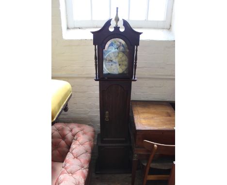 A modern Regency cased thirty one day clock, marked Lincoln