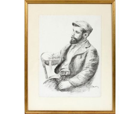 PIERRE-AUGUSTE RENOIR [FRENCH 1841-1919], LITHOGRAPH, 1904, IMAGE: H 12", W 6 1/4", "VALTAT": Published by Vollard, Paris. Fr