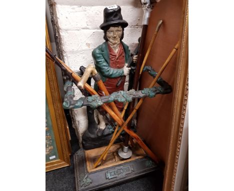 RARE VICTORIAN IRISH CAST IRON STICK STAND