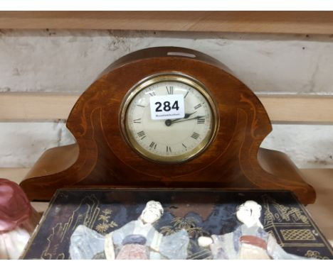 INLAID MANTLE CLOCK