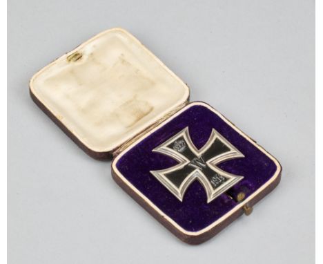 1.Weltkrieg : Eisernes Kreuz 1. Klasse 1914 aus dem Besitz des deutschen Reichsaußenministers Konstantin v. Neurath.Eisenkern