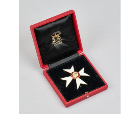 Orden &amp; Ehrenzeichen Deutschland - Württemberg : Orden der Württembergischen Krone: Kreuz der Ehrenritter.Gold und Emaill