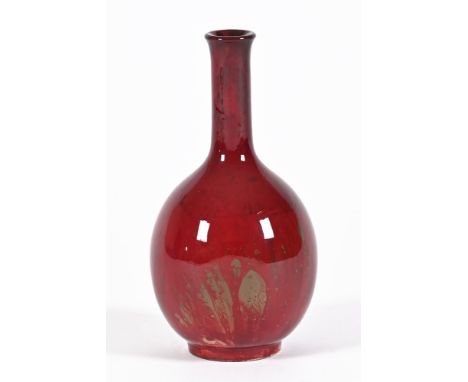 Richard Howson, a Howson's pot flambe pottery vase, signed to bottom Howsons dated 1912.  Height +/- 20 cm.  Note:  Richard H