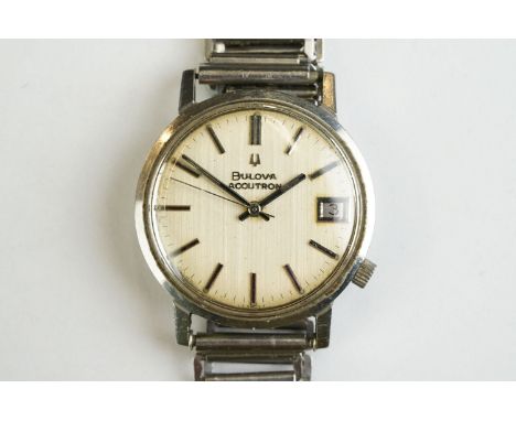 1969 Bulova Accutron ' Tuning Fork ' watch, fitted with new battery 