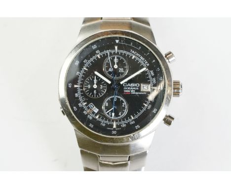 Gents Casio Oceanus chronograph watch 