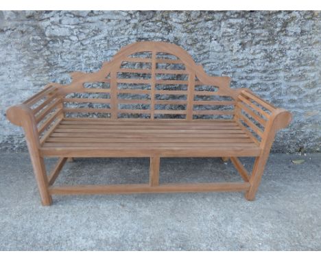 Cotswold Teak Lutyens style bench
