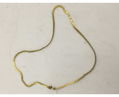 A 9ct gold chain