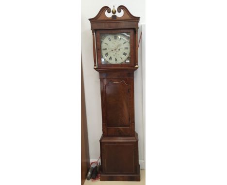 A 19th century mahogany longcase clock by Shakecraft of Preston