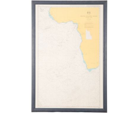 A MAP OF THE SOUTH ATLANTIC OCEAN EASTERN PART 1:10,000,000 scale, 103cm x 70cmProperty from the collection of Bruce and Eliz