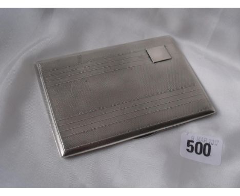Engine turned cigarette box Birm 1921 by WT Co 180g  